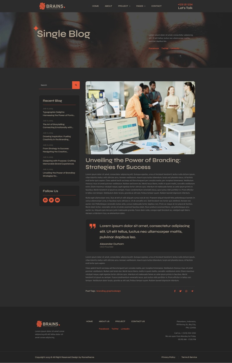 Single Blog